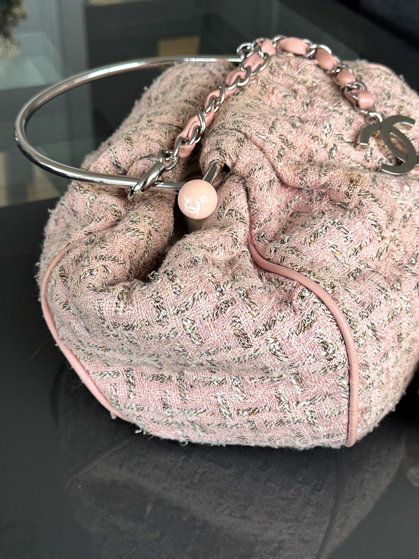 Chanel 2005 Tweed Knitting Bag