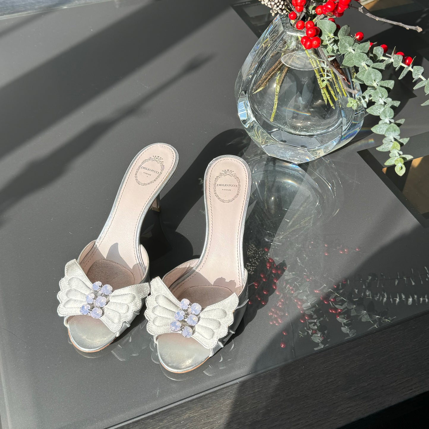 Emilio Pucci Angel Kitten Heels 39
