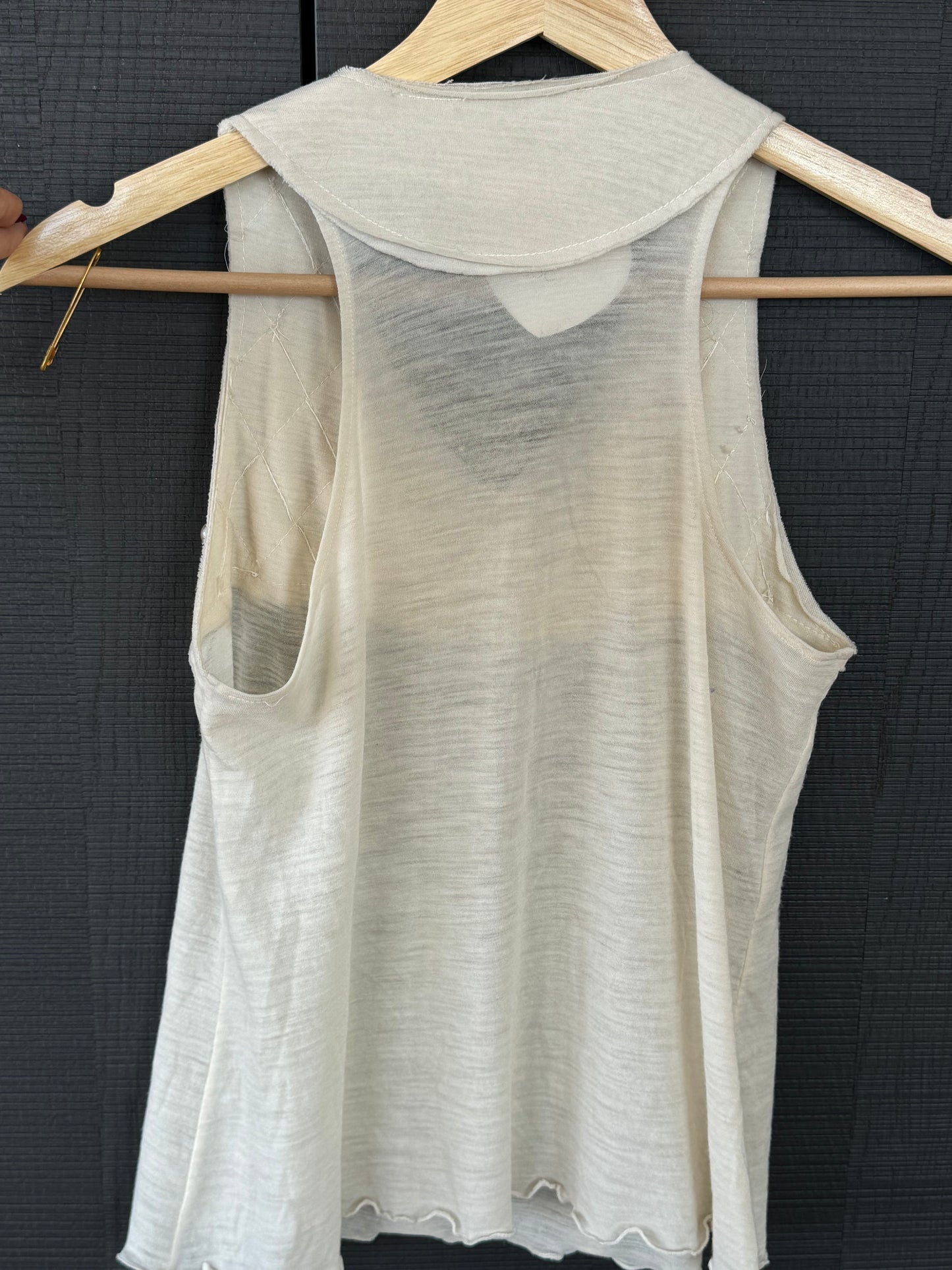 Givenchy Pearl Embellished Tank Top