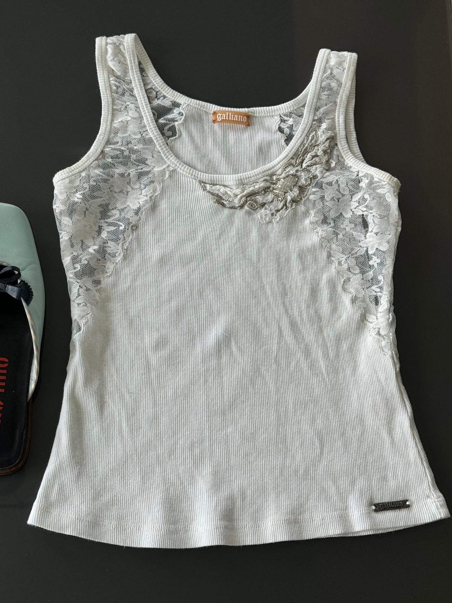 Galliano 2000’s Lace Tank