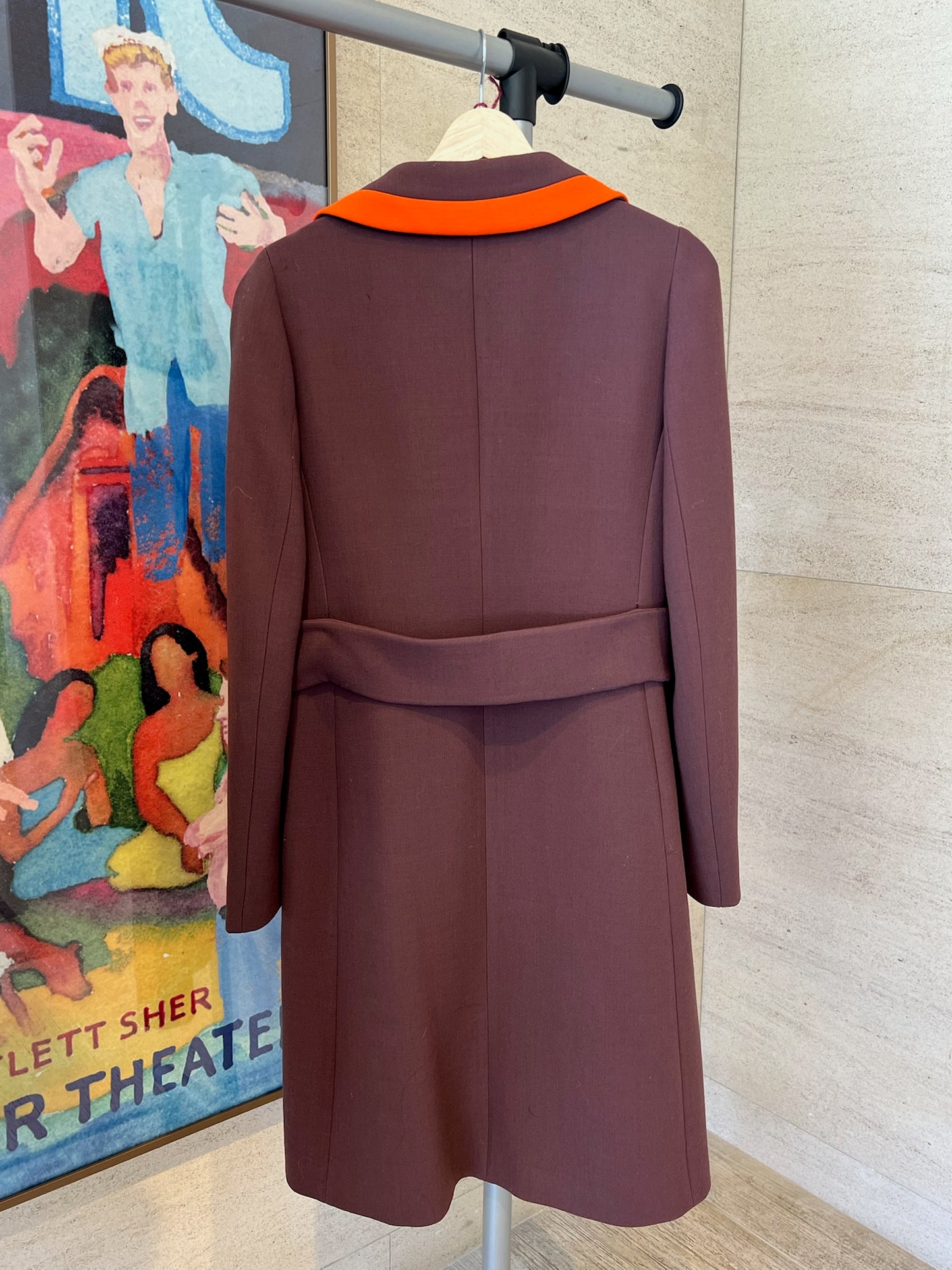 Prada Fall/Winter 2001 Runway Color-Block Coat