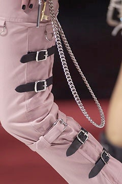 Dolce & Gabbana S/S 2003 “Sex & Love” Pink Bondage Pants