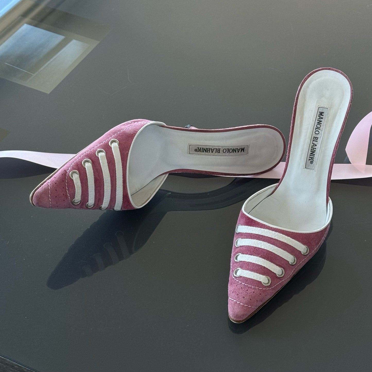 Manolo Blahnik Sneaker Mules 39