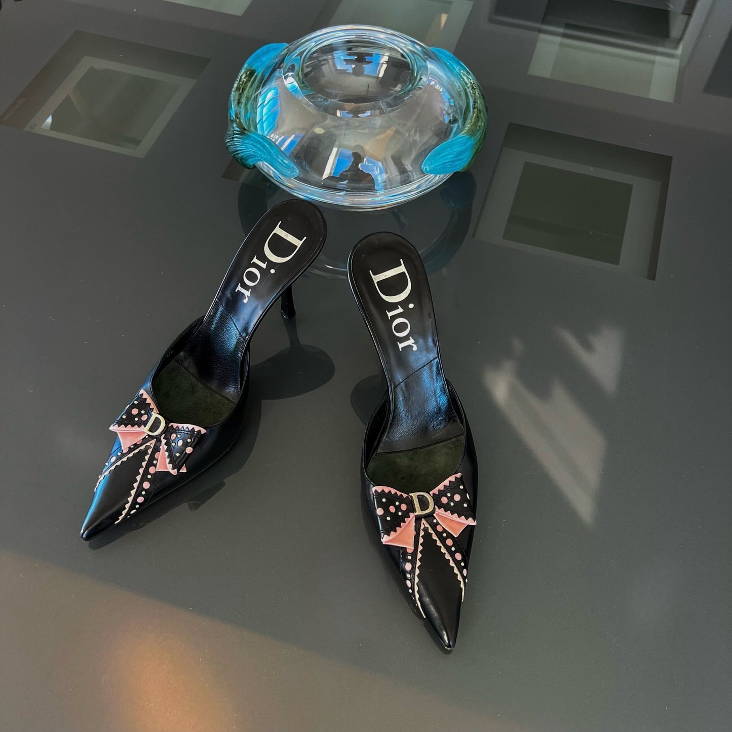 DIOR Leather Bow Pumps 36