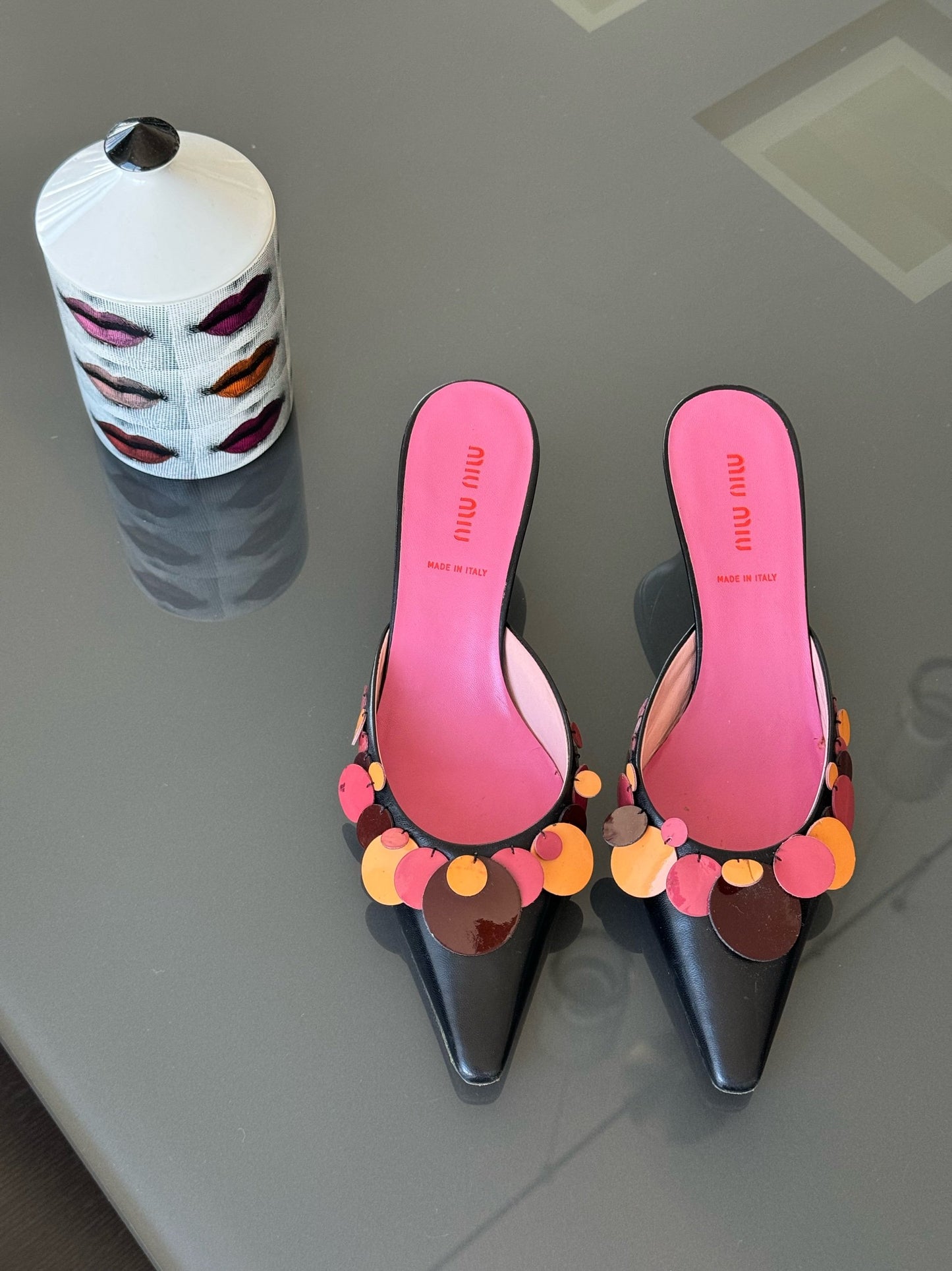 Miu Miu Embellished Mules 37