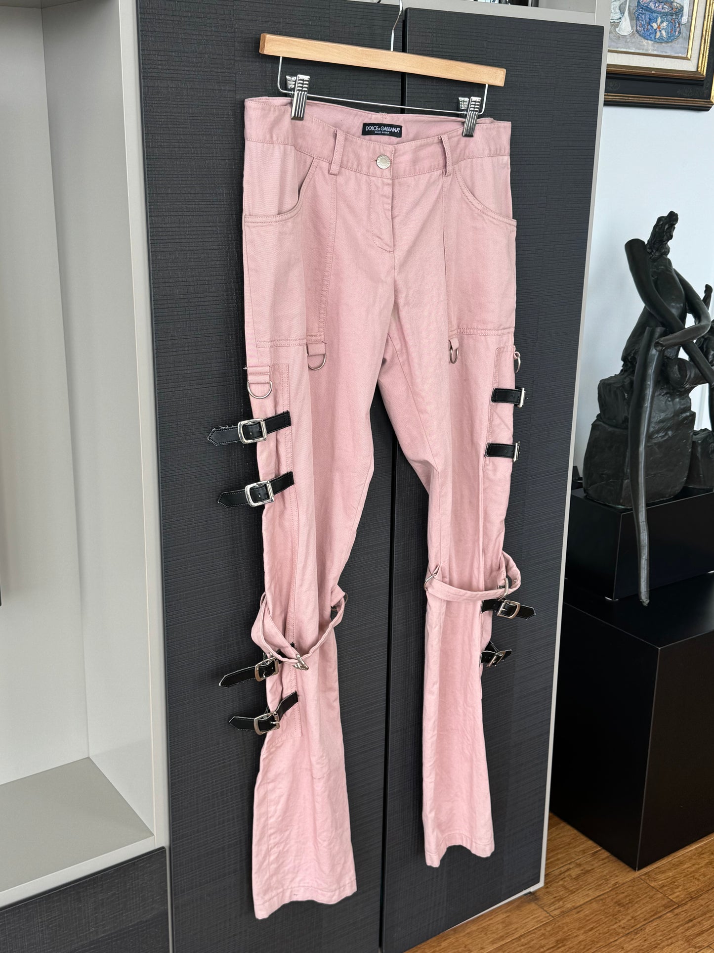 Dolce & Gabbana S/S 2003 “Sex & Love” Pink Bondage Pants