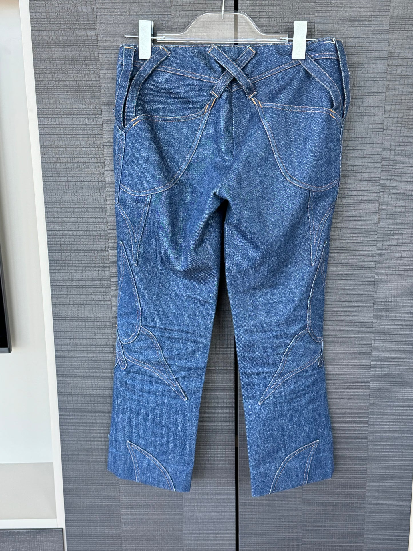 Dolce & Gabbana s/s 2002 Butterfly Denim Capris