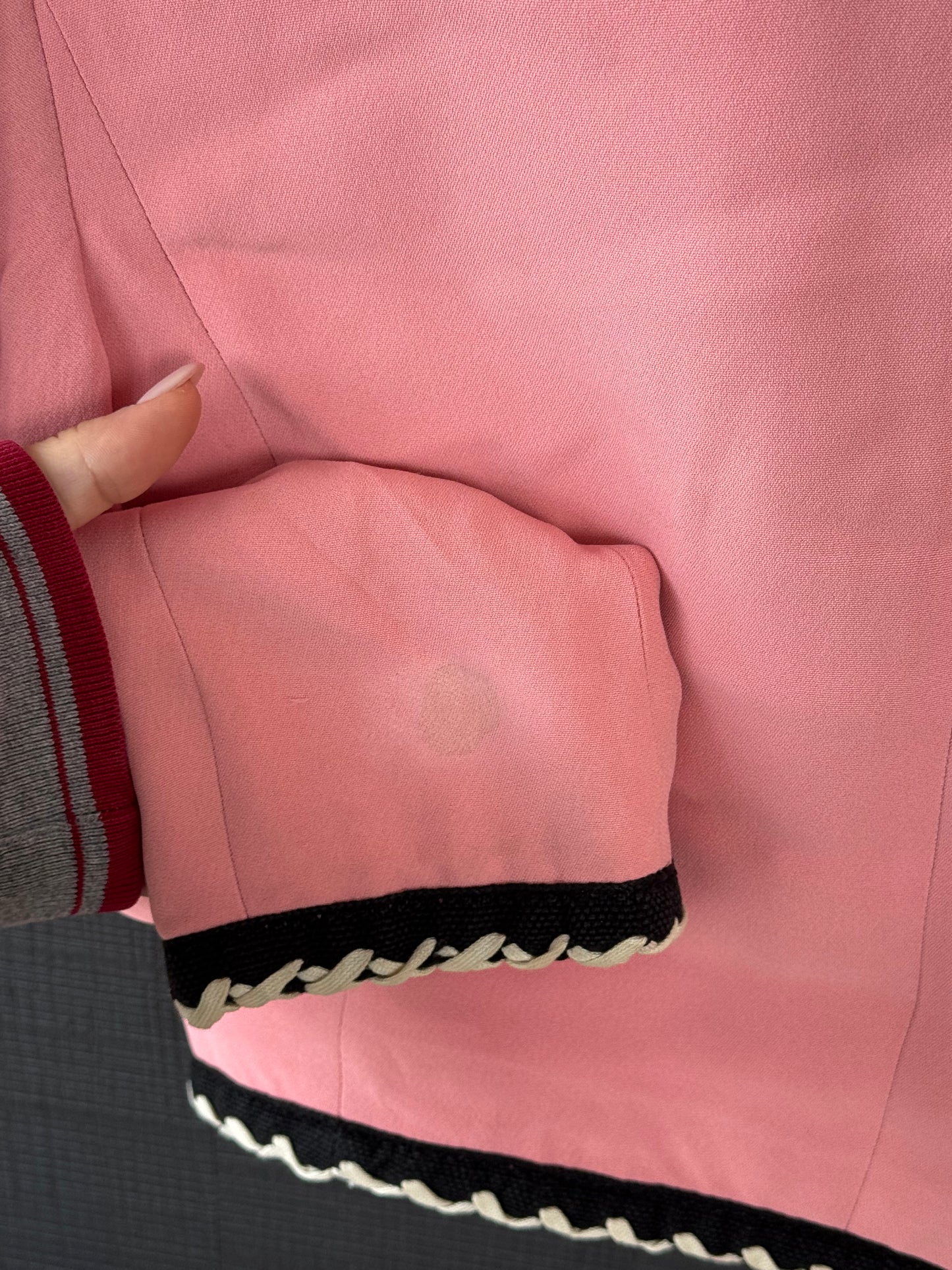 Moschino Cheap and Chic 1990s Flamingo Blazer