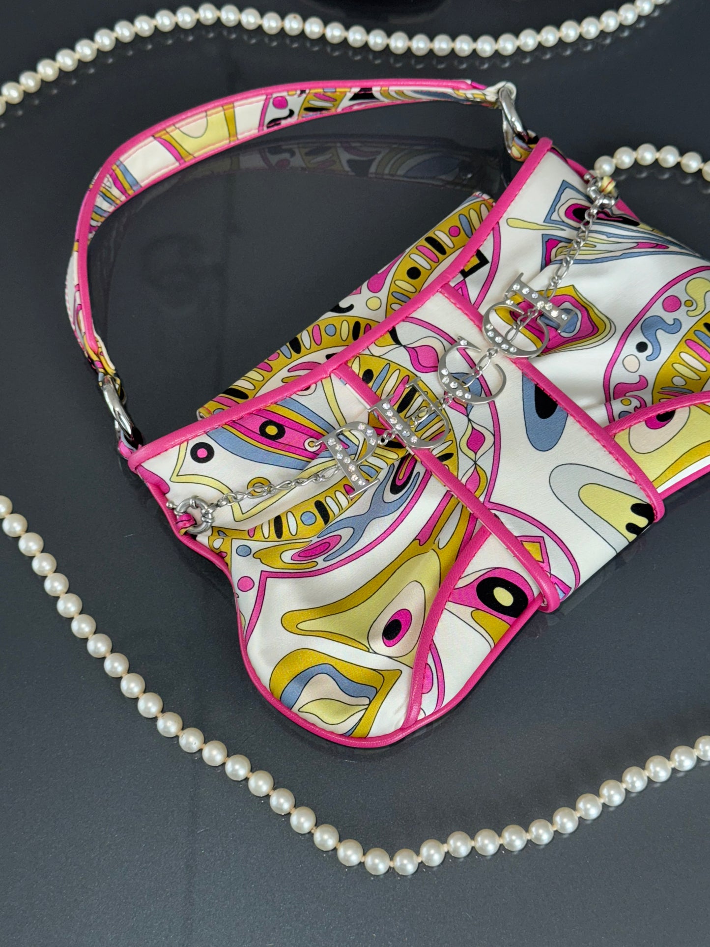 Vintage Emilio Pucci Silk Charm Bag