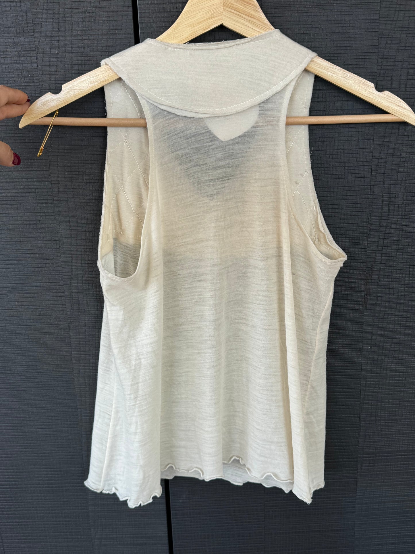 Givenchy Pearl Embellished Tank Top