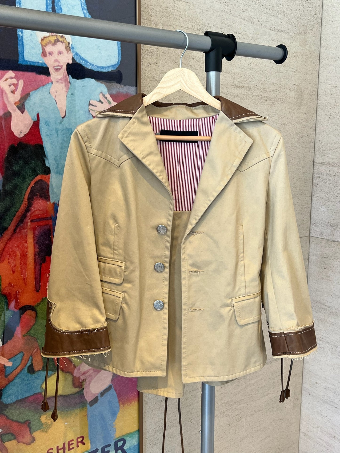 Dsquared² Spring/Summer 2006 Jacket with Leather Accents
