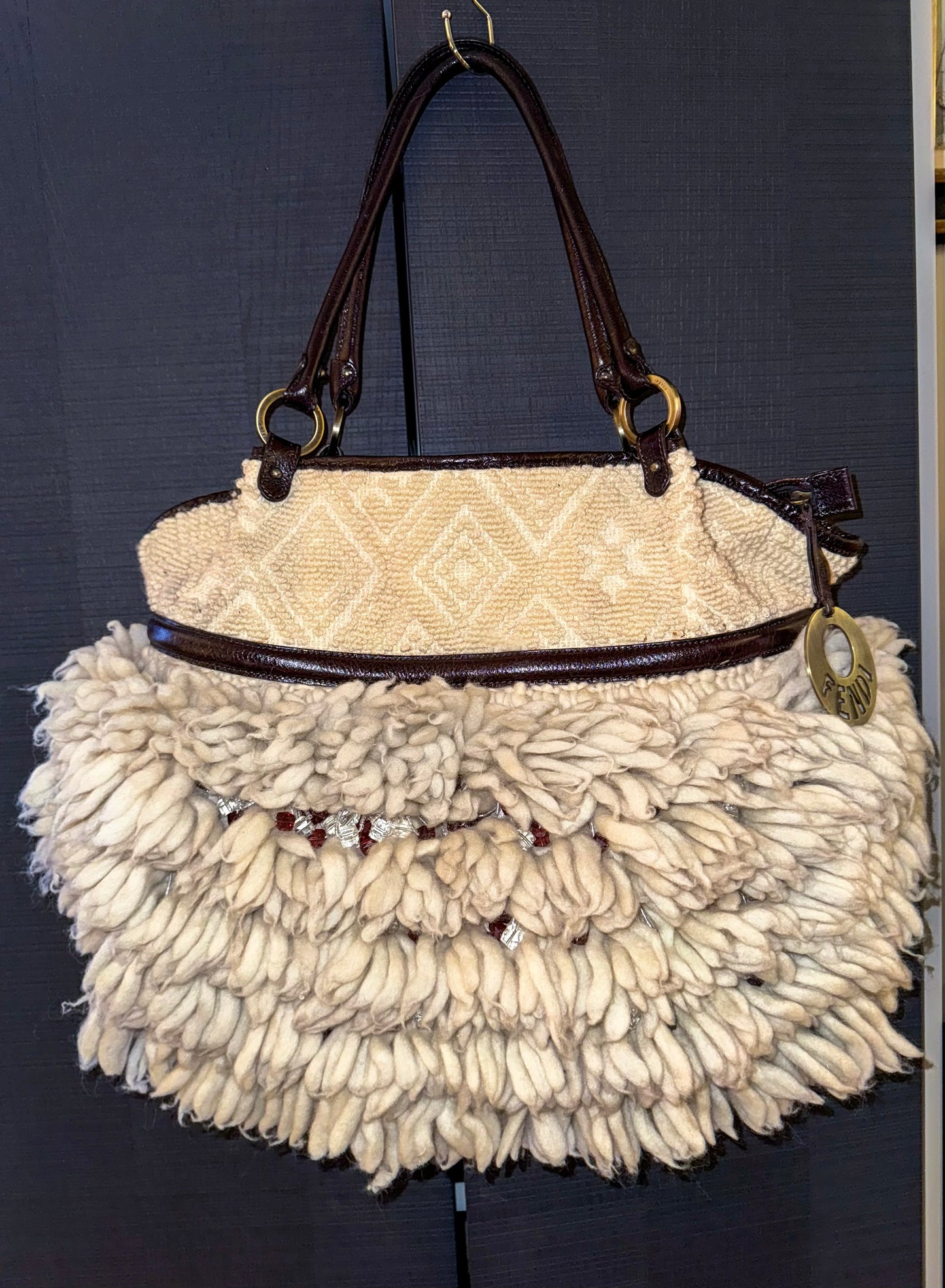 Fendi F/W 2008 Shearling Chef Bag