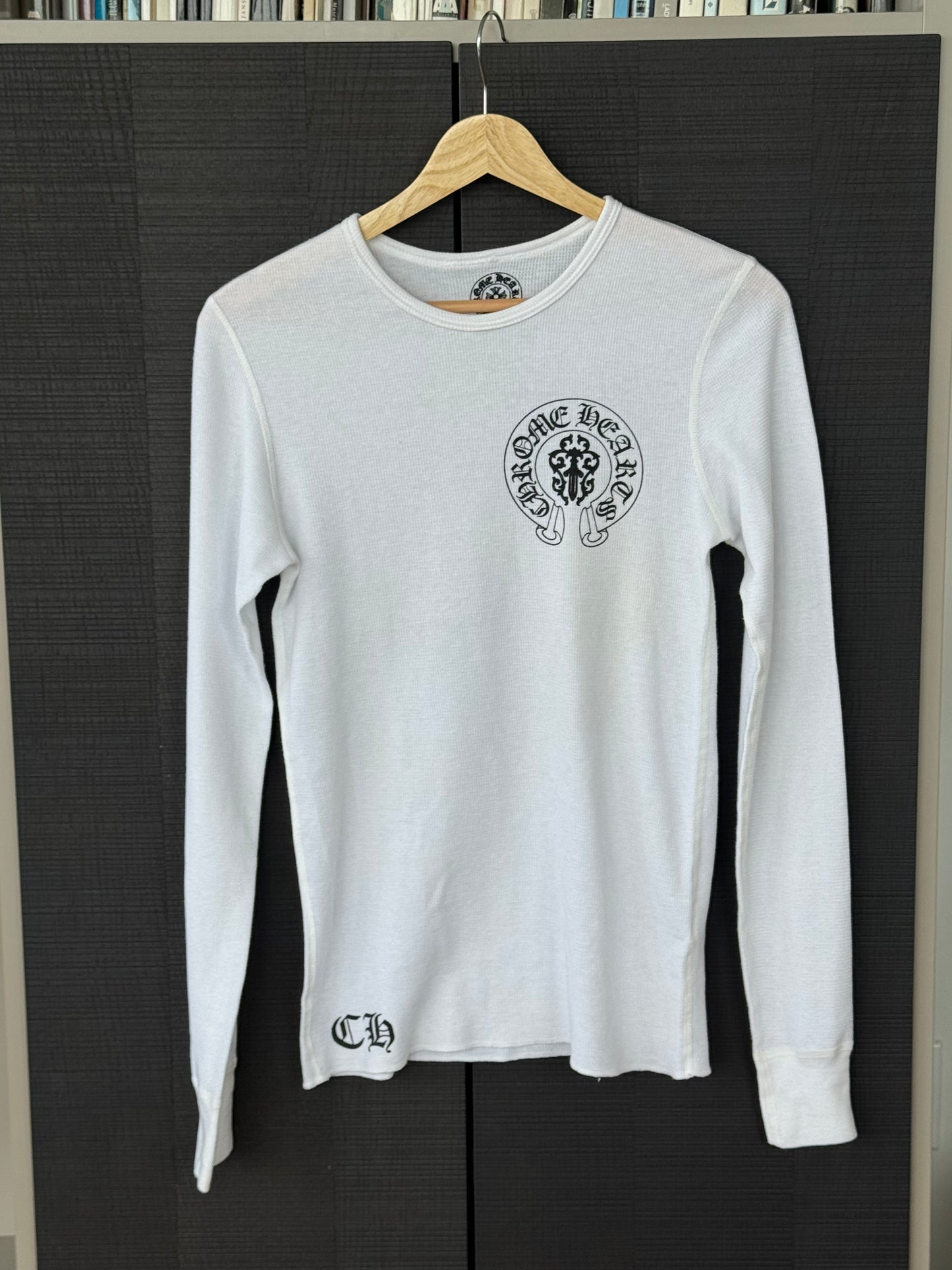 Vintage Chrome Hearts Thermal American Flag Long Sleeve