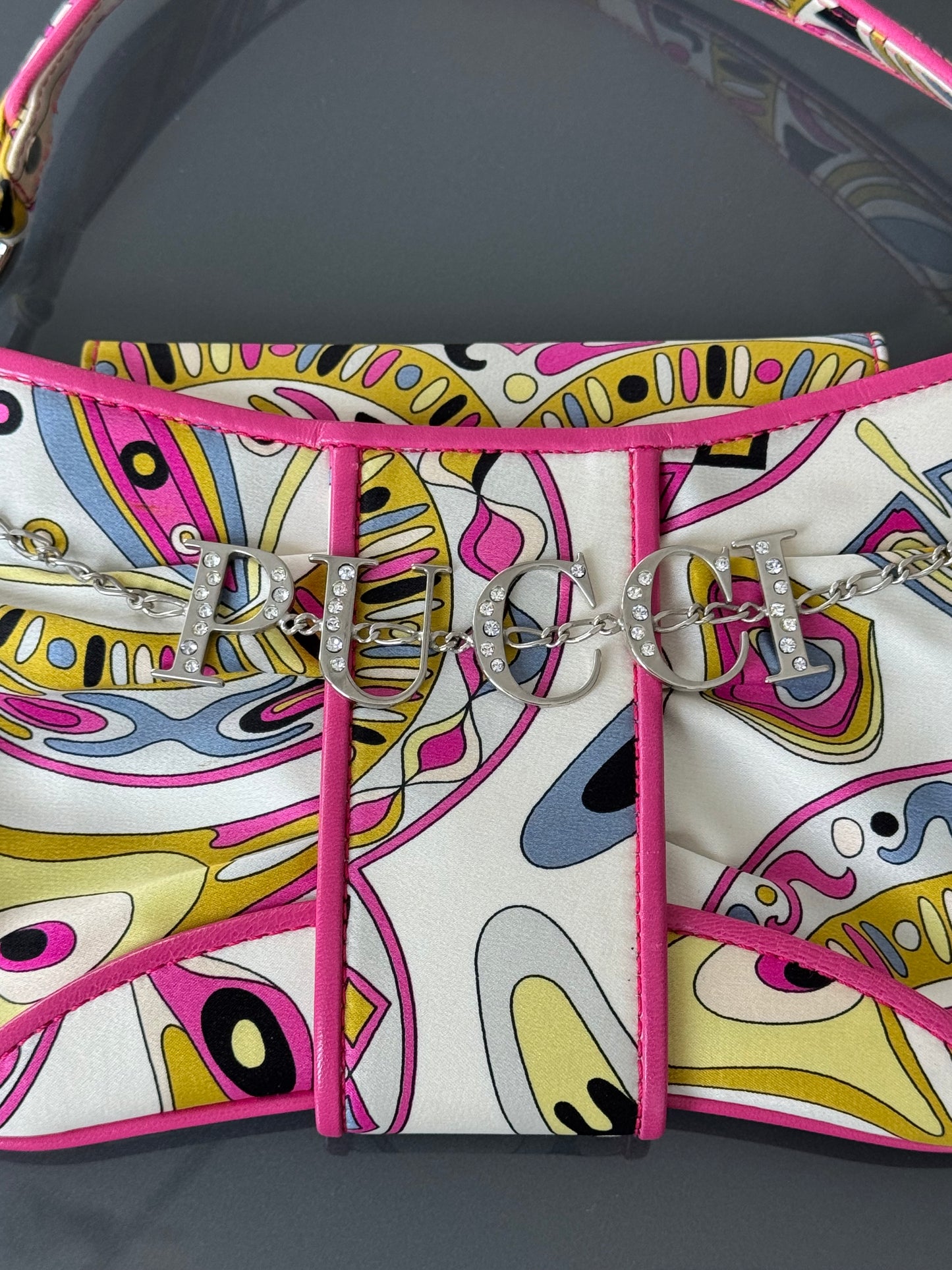 Vintage Emilio Pucci Silk Charm Bag
