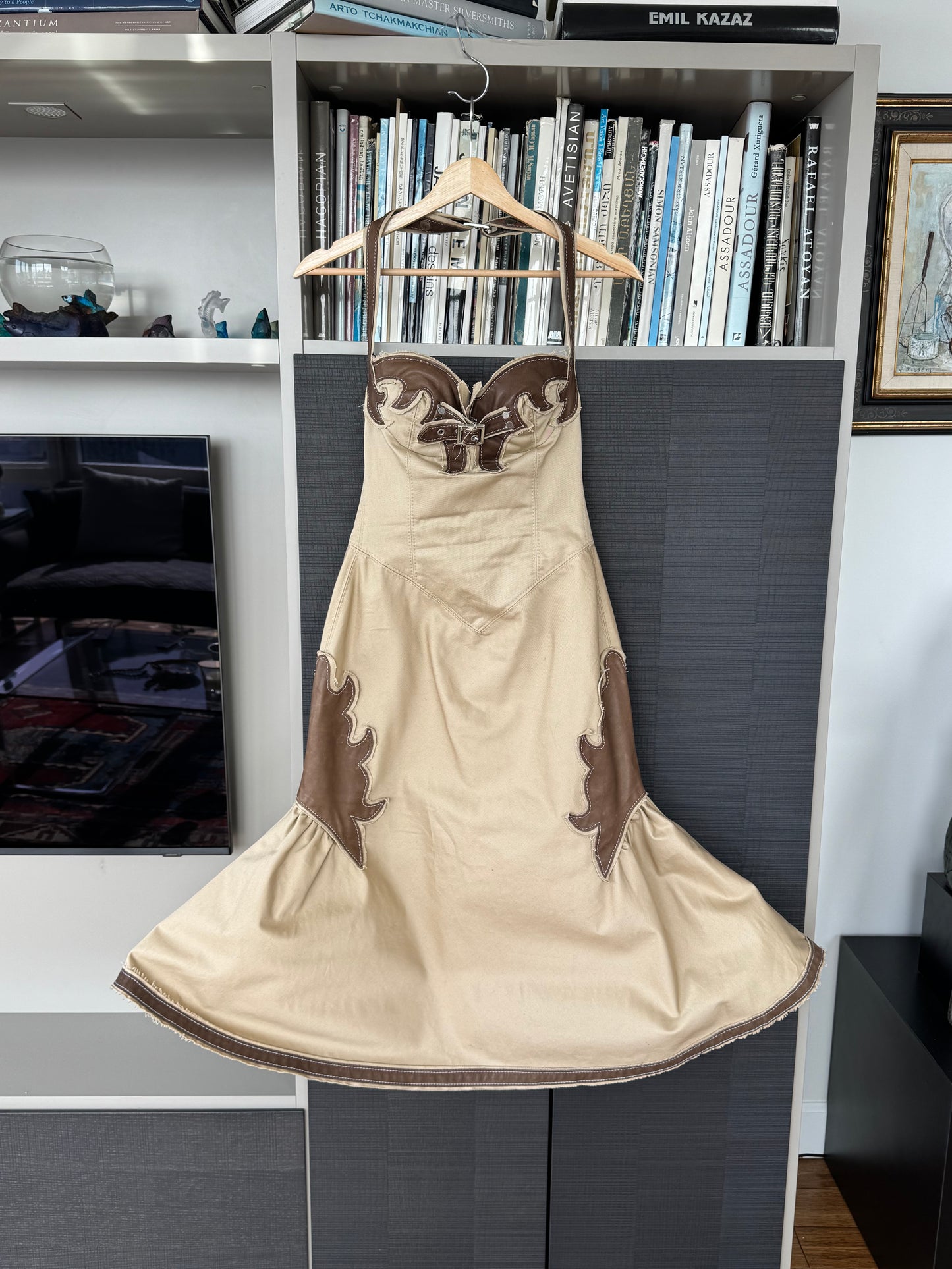 Dsquared² Spring/Summer 2006 Western Halter Dress
