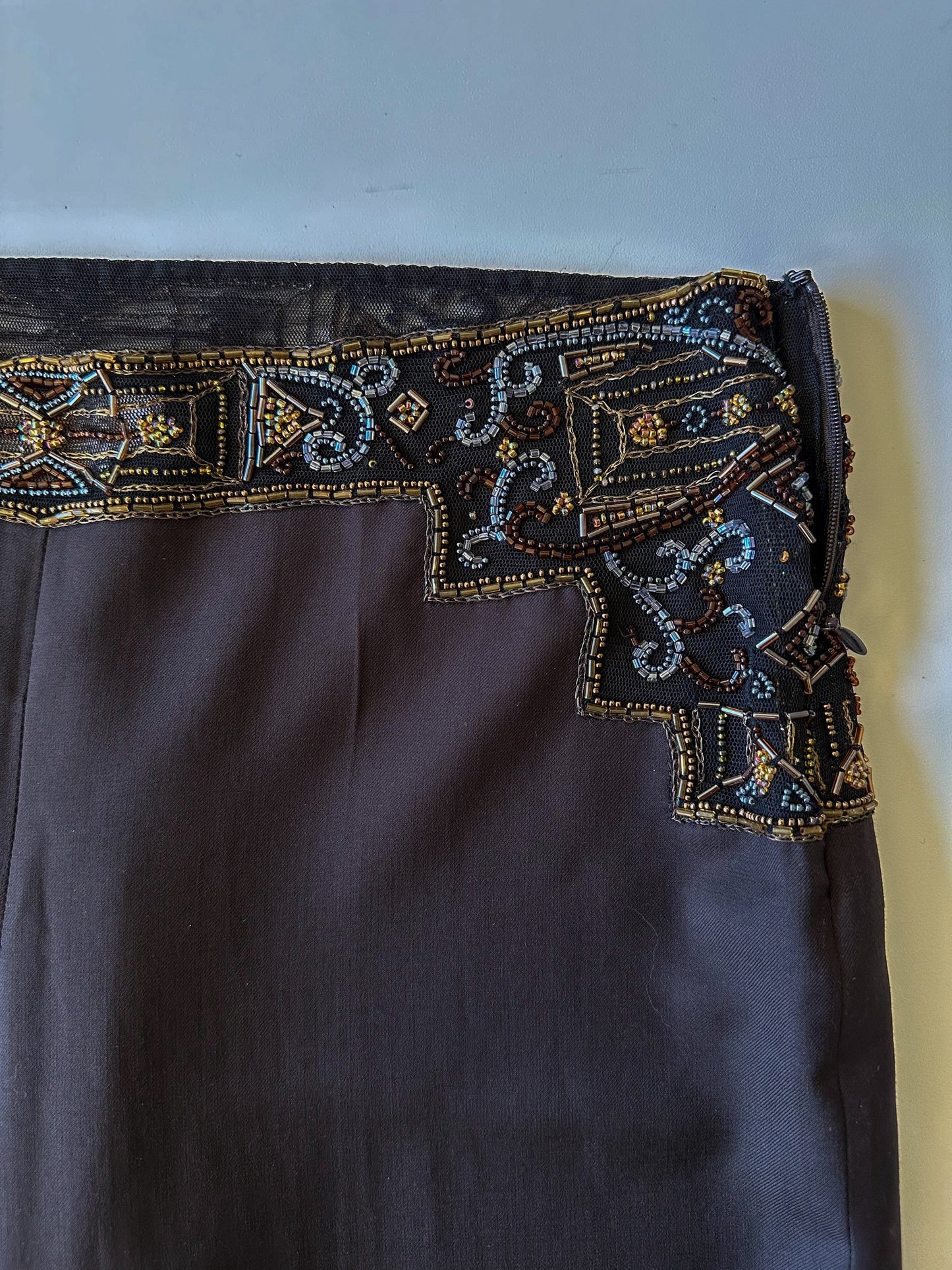 Chloé F/W 2000 runway beaded pants
