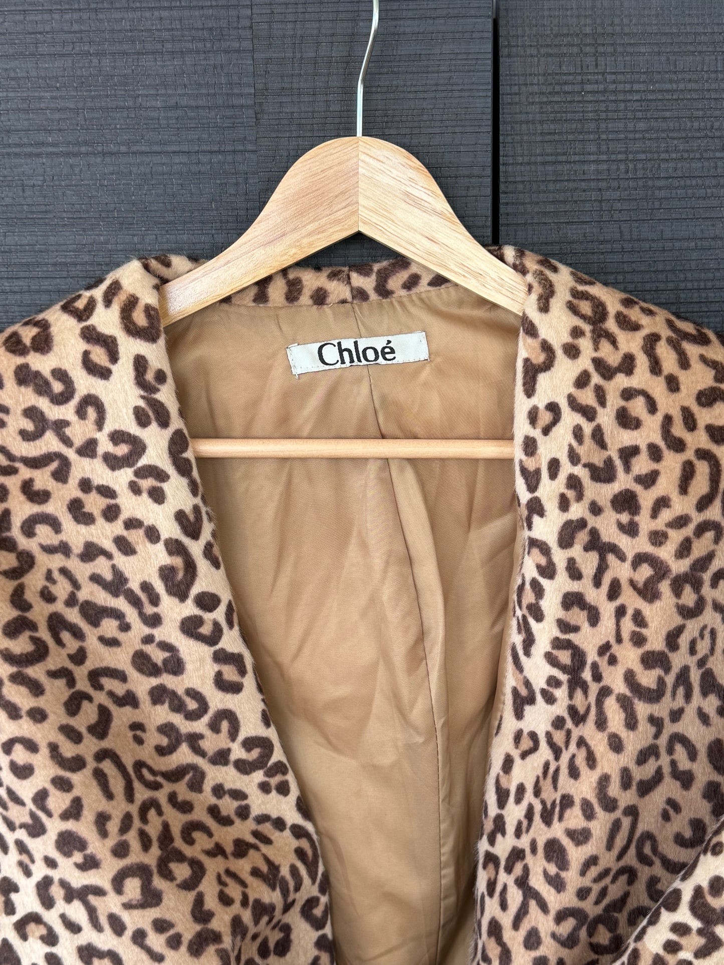 Chloé Vintage Animal Print Jacket