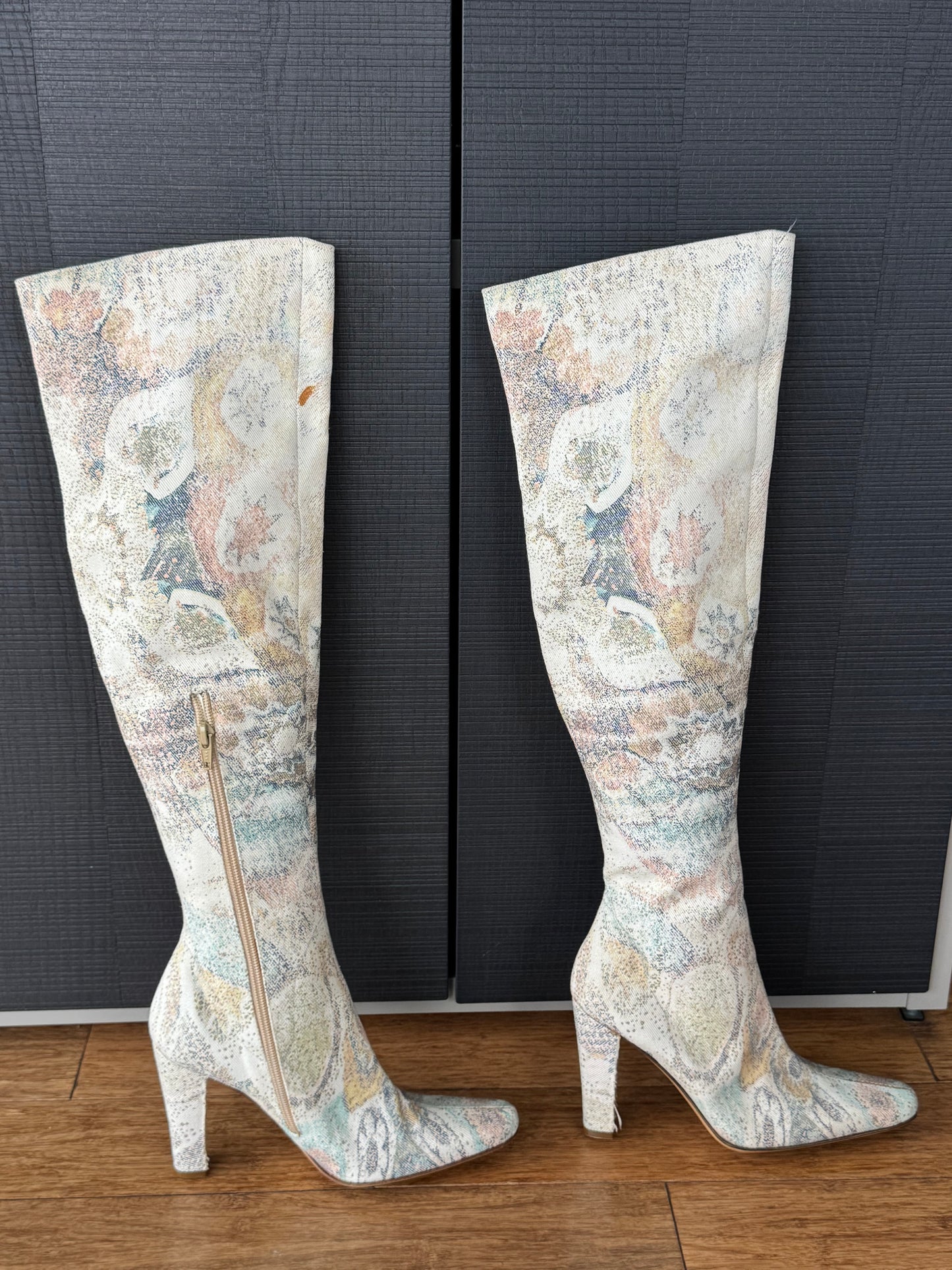 Vintage Roberto Cavalli Psychedelic Boots 37