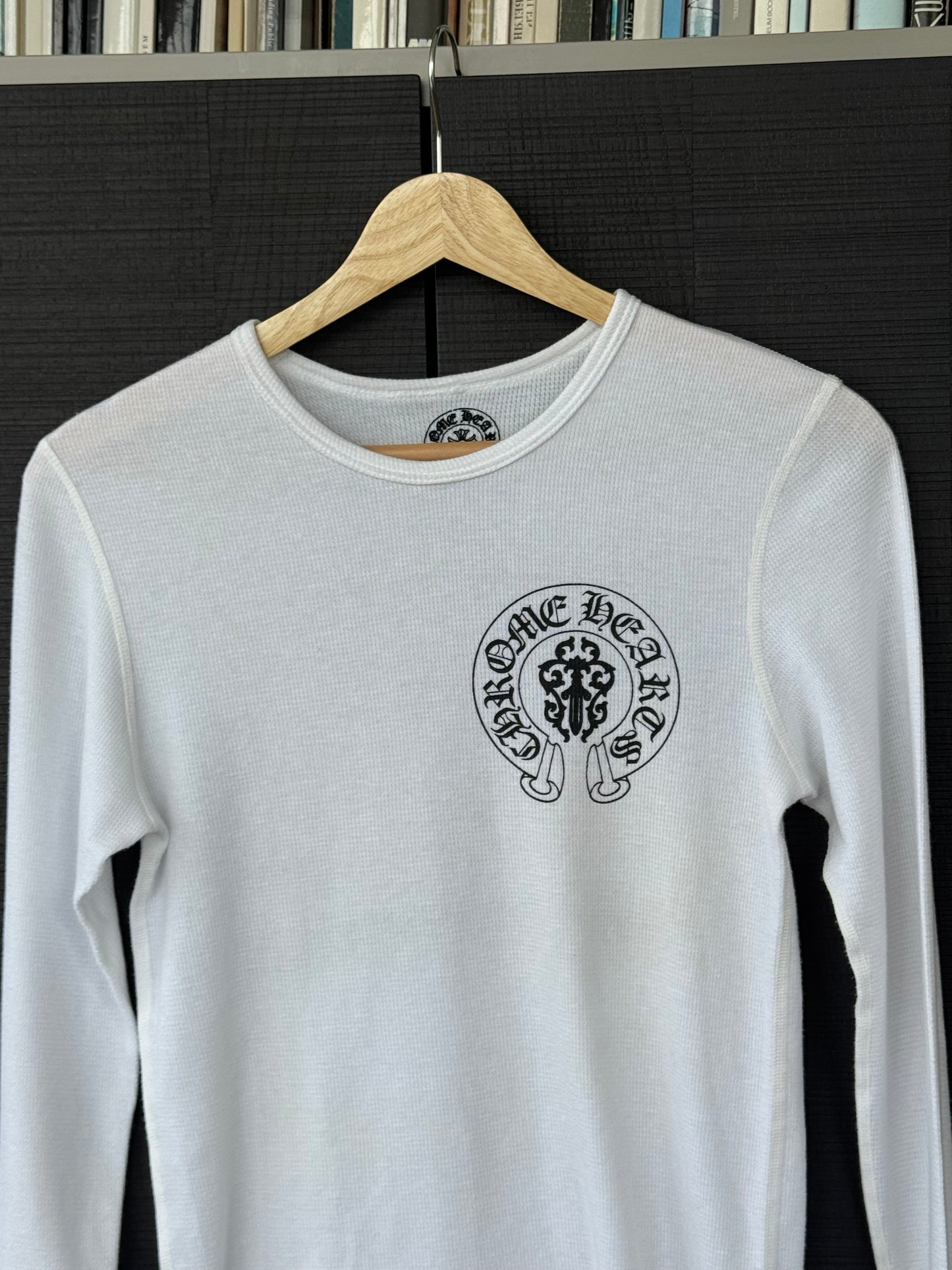 Vintage Chrome Hearts Thermal American Flag Long Sleeve