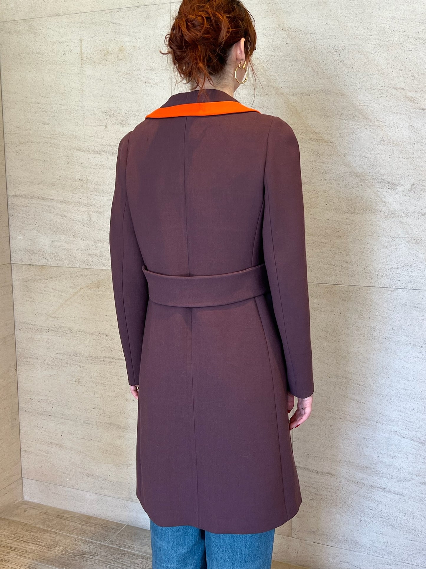 Prada Fall/Winter 2001 Runway Color-Block Coat