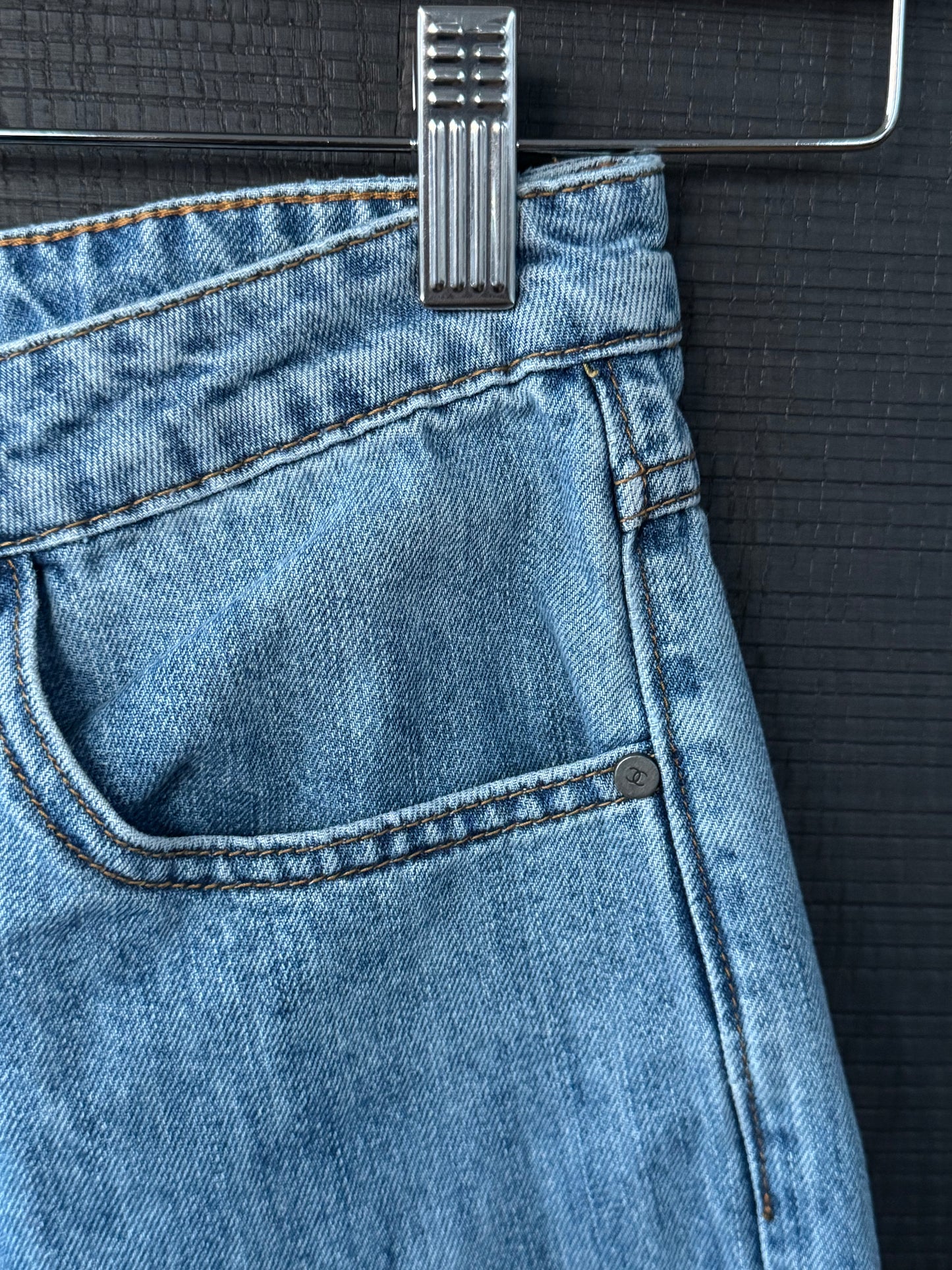 Chanel x Pharrell Williams 2019 Denim Bermuda Shorts