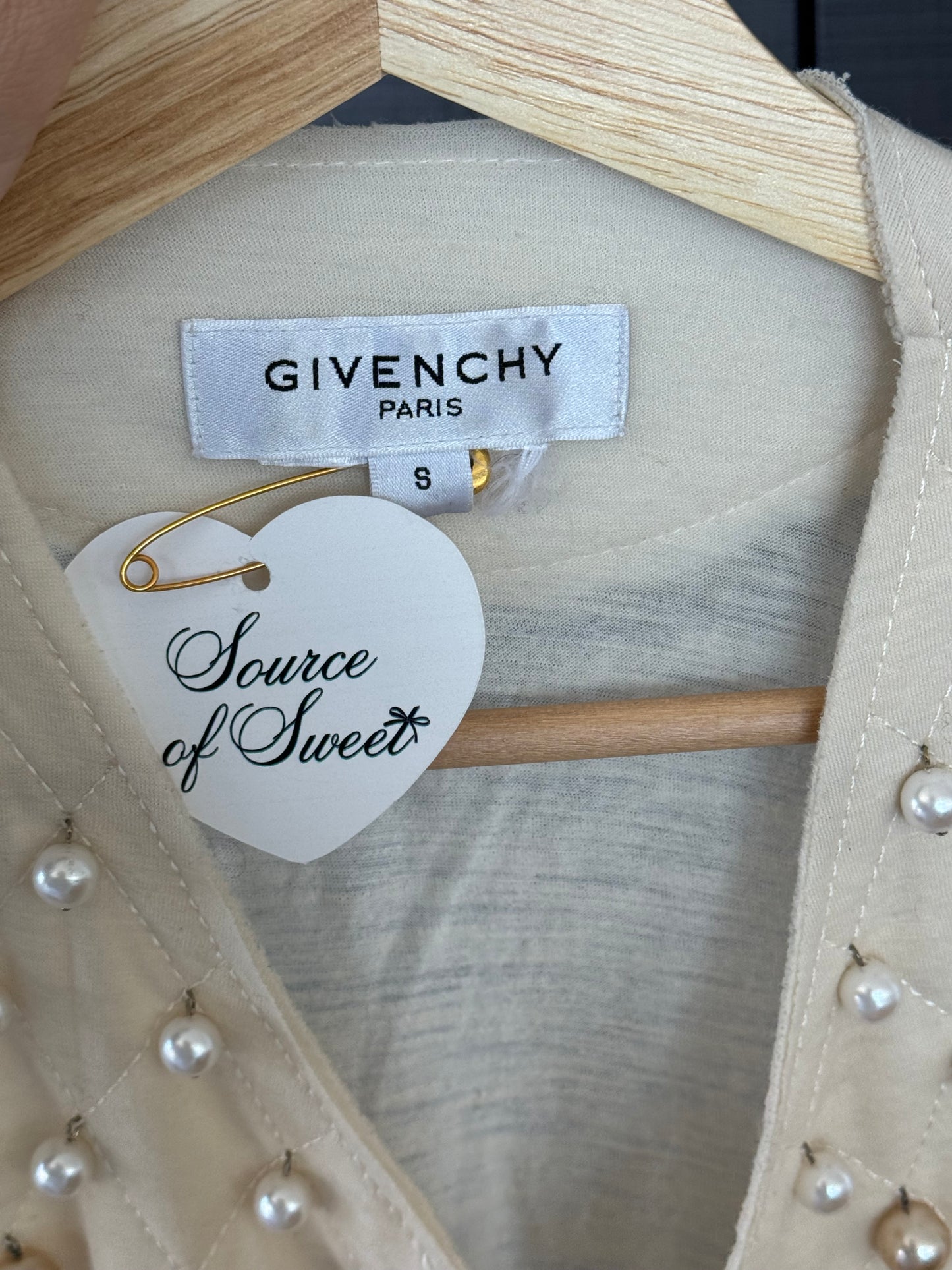Givenchy Pearl Embellished Tank Top