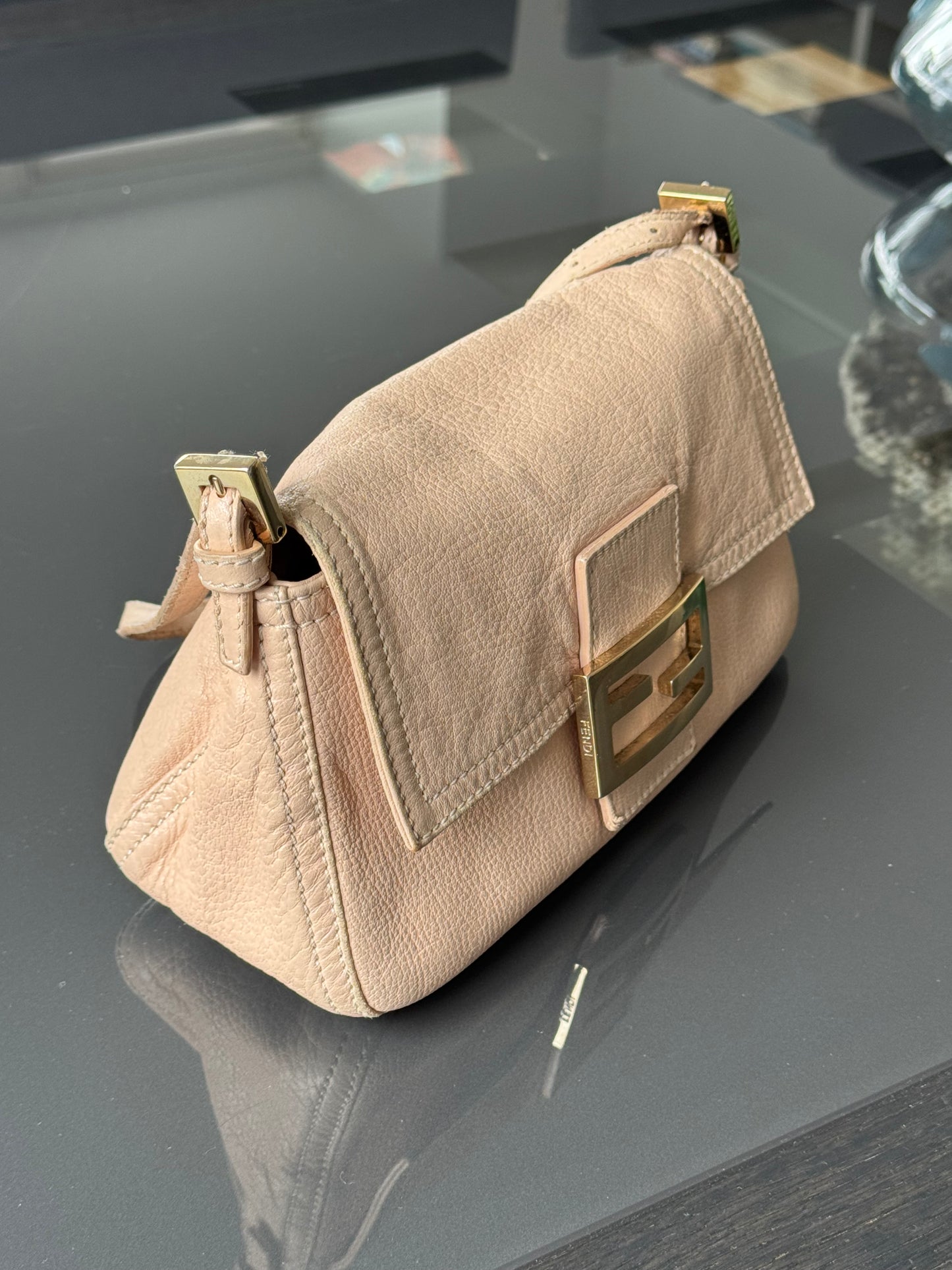 Fendi Early 2000s Mini Mamma Baguette