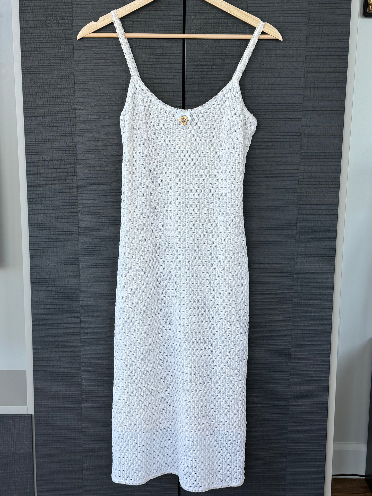 D&G White "Virgin Mary" Charm Dress Spring 1995