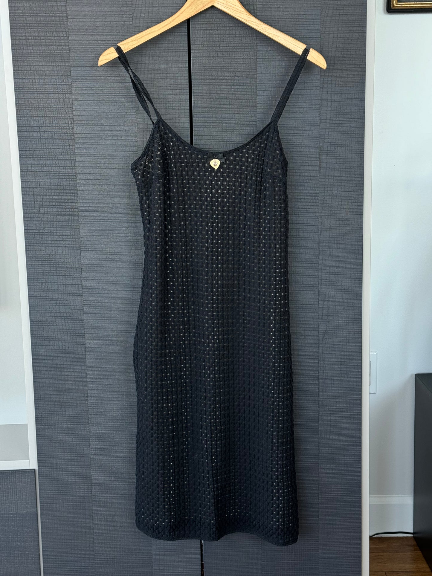 D&G Black "Virgin Mary" Charm Dress Spring 1995