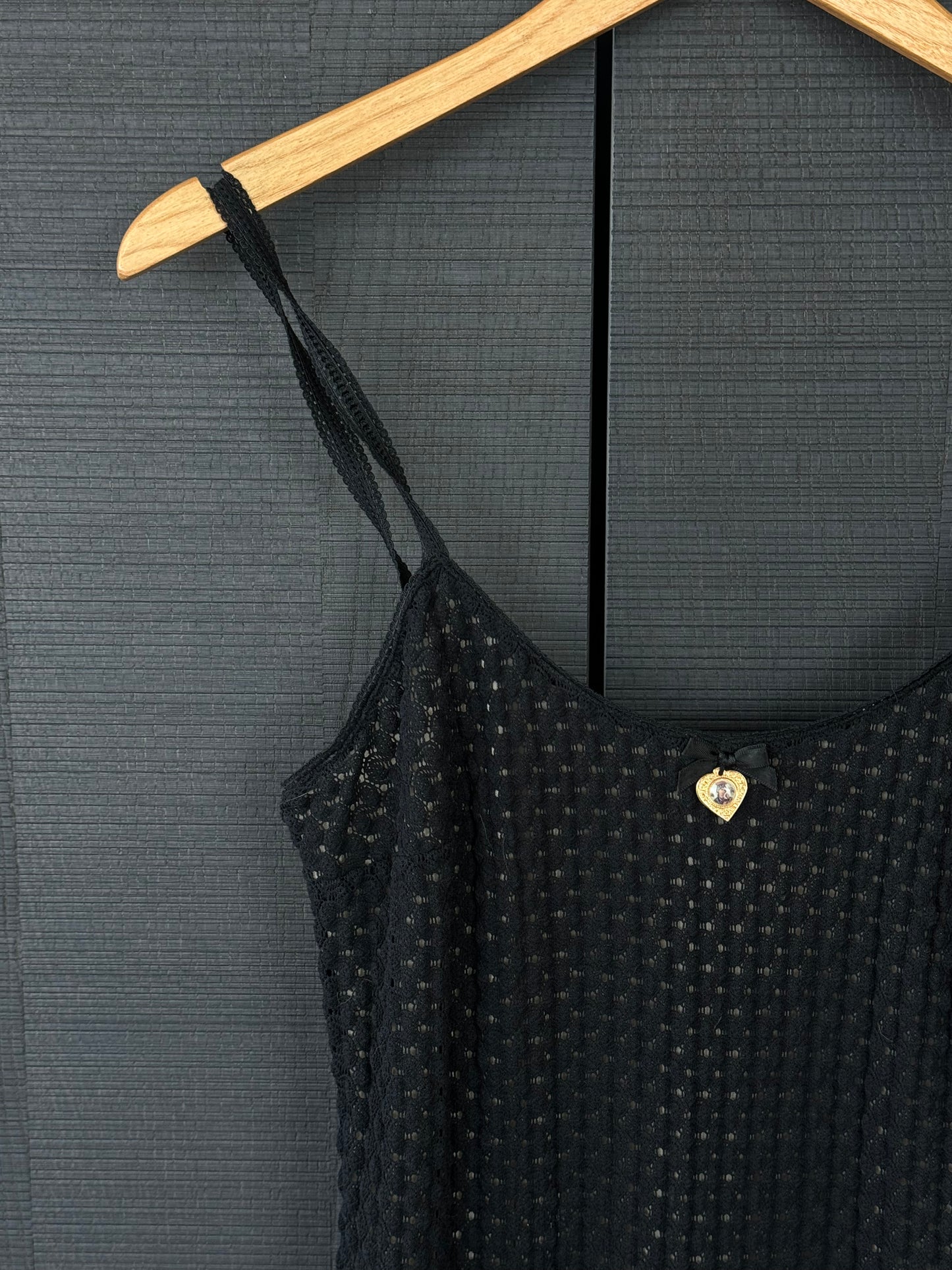 D&G Black "Virgin Mary" Charm Dress Spring 1995