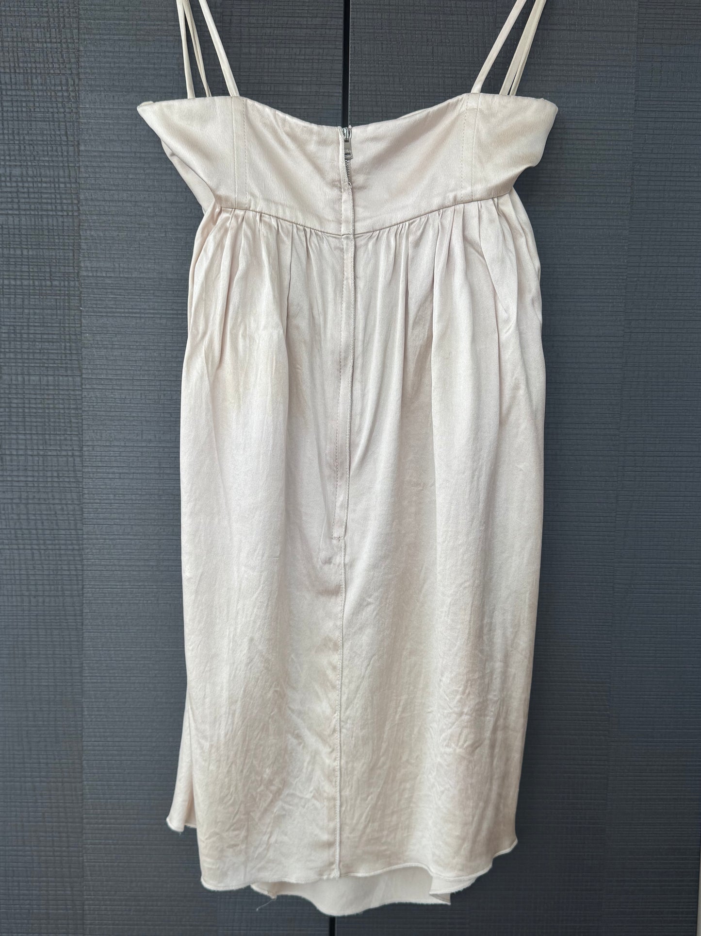 Vintage Dolce & Gabbana Silk Bustier Mini Dress