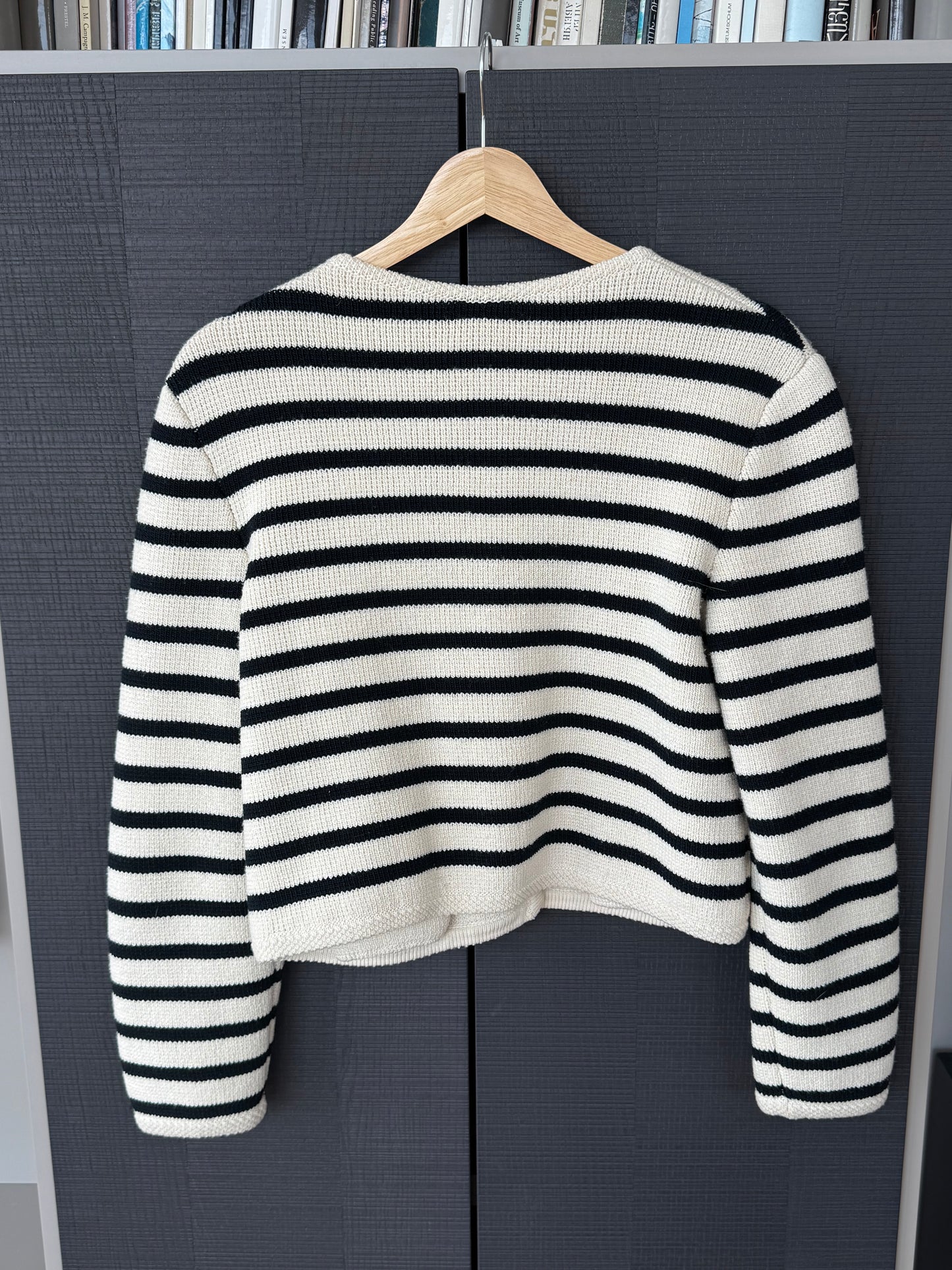 Celine by Hedi Slimane Spring/Summer 2023 Striped Cardigan