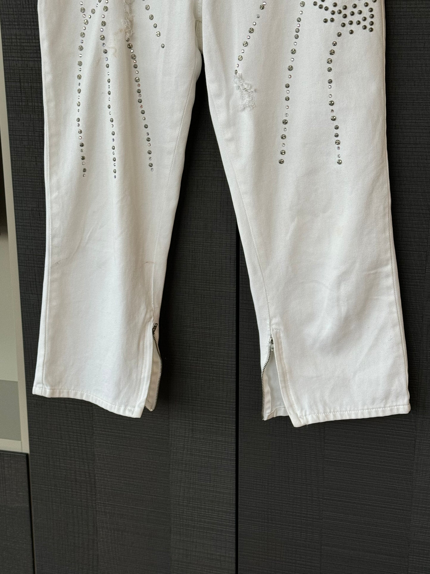 D&G Spring 2004 Rhinestone Runway Denim Capri