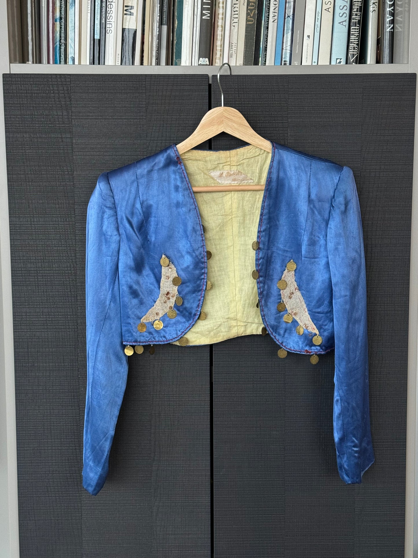 Vintage Embellished Silk Bolero