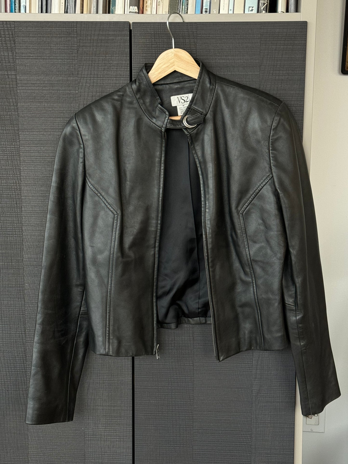 Vintage Black Leather Jacket