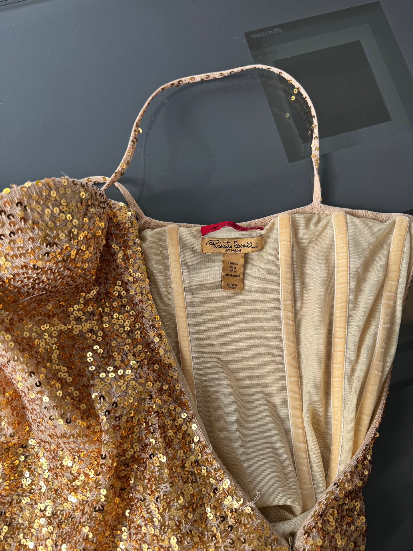 Roberto Cavalli x H&M 2007 Beaded Fringe Mini