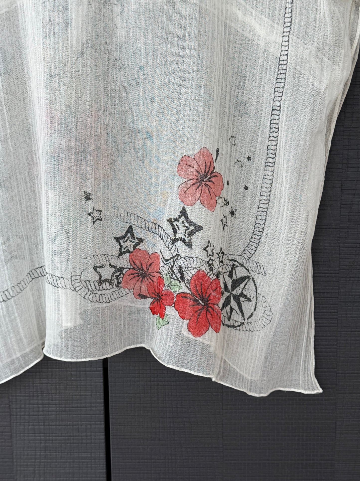 Gucci 2008 “Tattoo Heart” Sheer Tunic