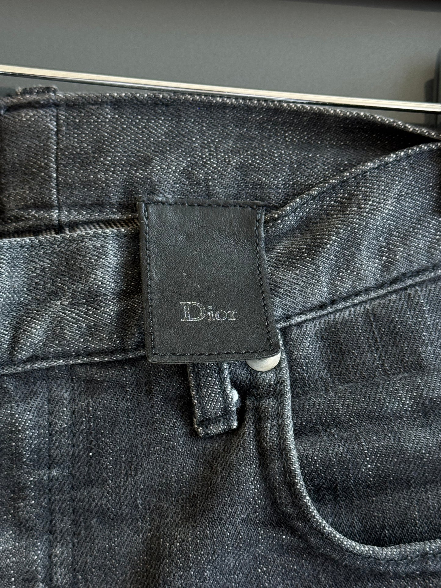 Hedi Slimane Era Dior Homme Distressed Denim Shorts