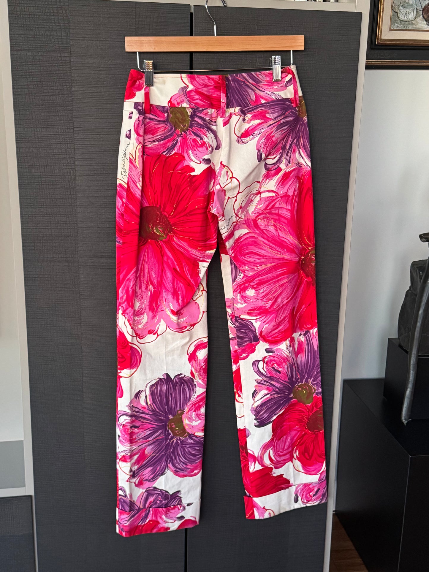 Dolce & Gabbana SS2001 Floral Pants