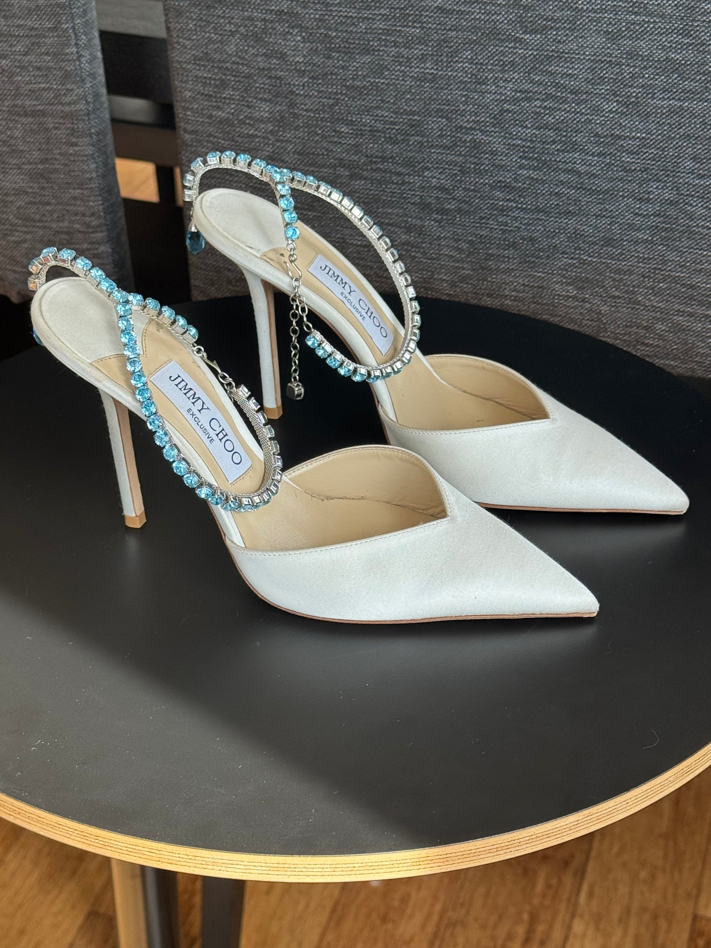 Jimmy Choo Swarovski Crystal Pumps 39