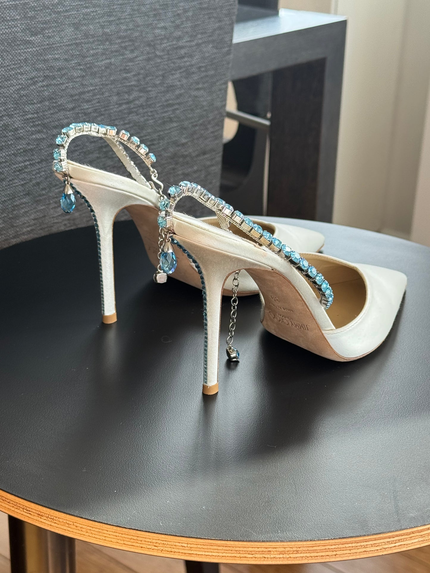 Jimmy Choo Swarovski Crystal Pumps 39