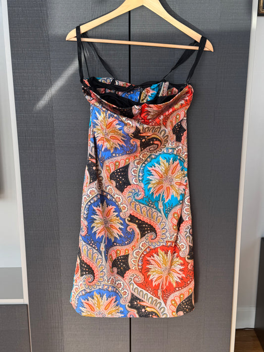 Dolce & Gabbana Paisley Mini Dress