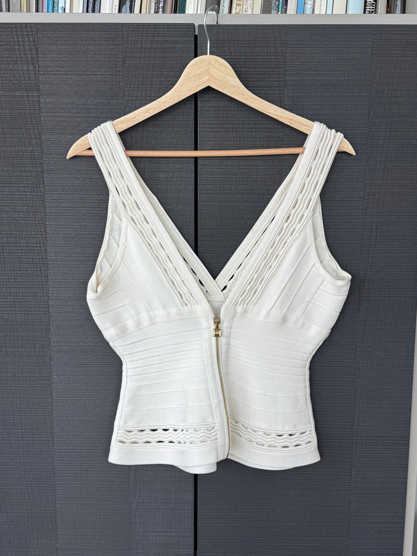 Hervé Léger Bandage Knit Corset Tank Top