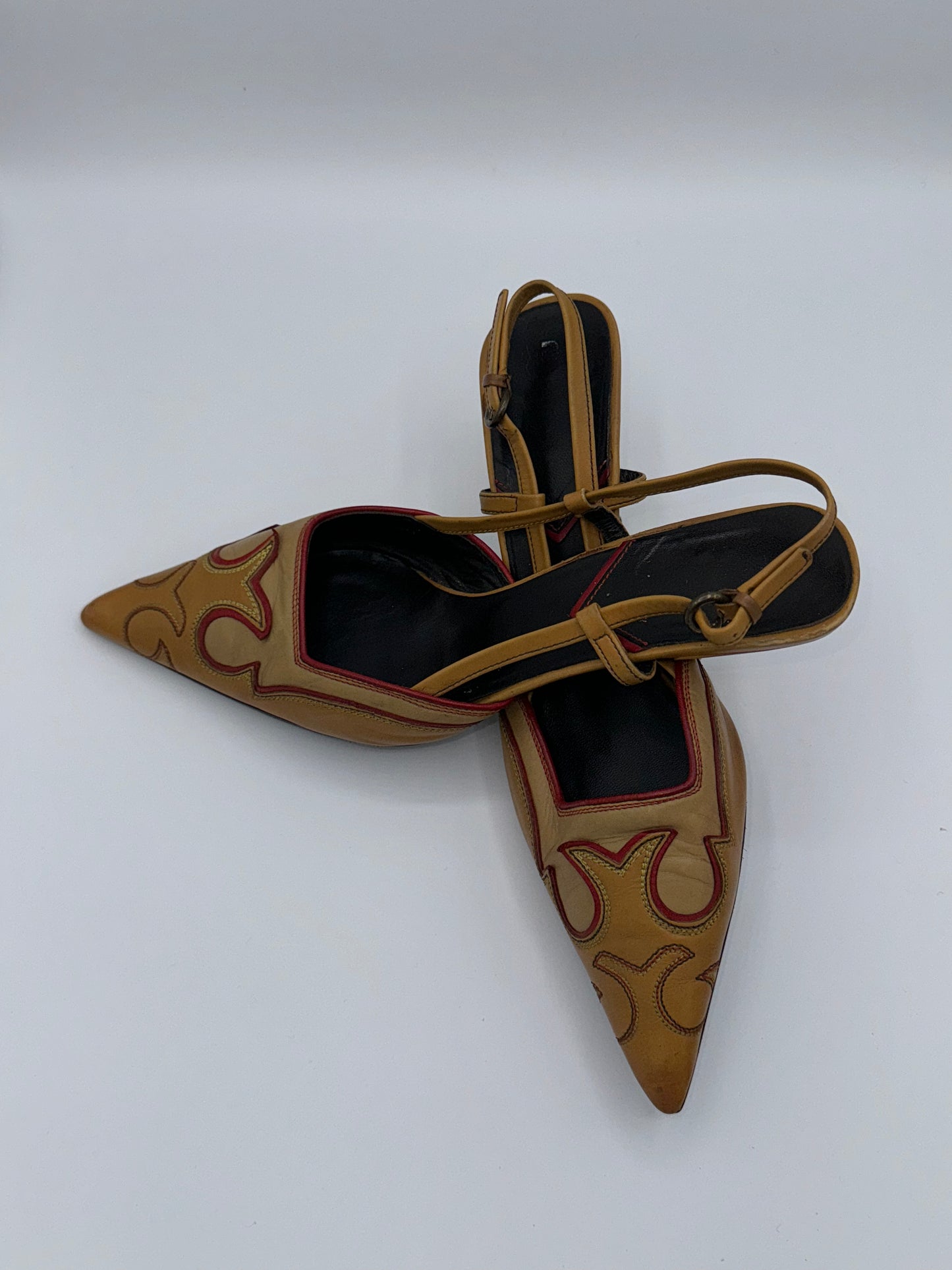 Miu Miu Western Slingbacks 38.5