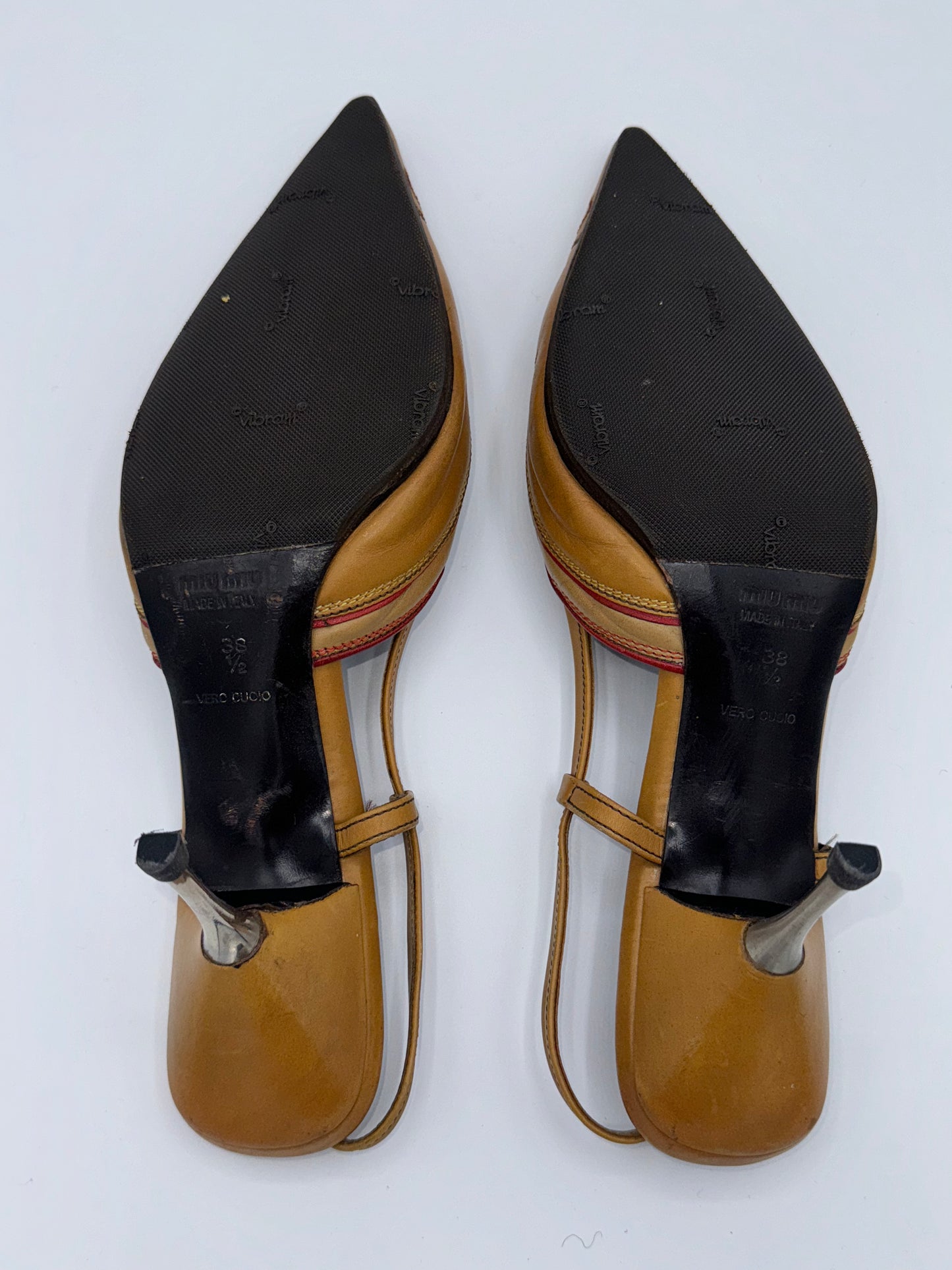 Miu Miu Western Slingbacks 38.5