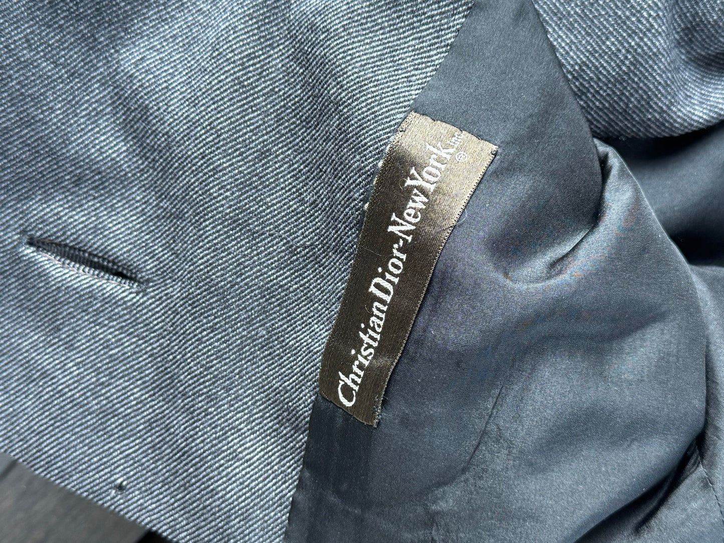 Vintage Christian Dior New York Label Cropped Jacket