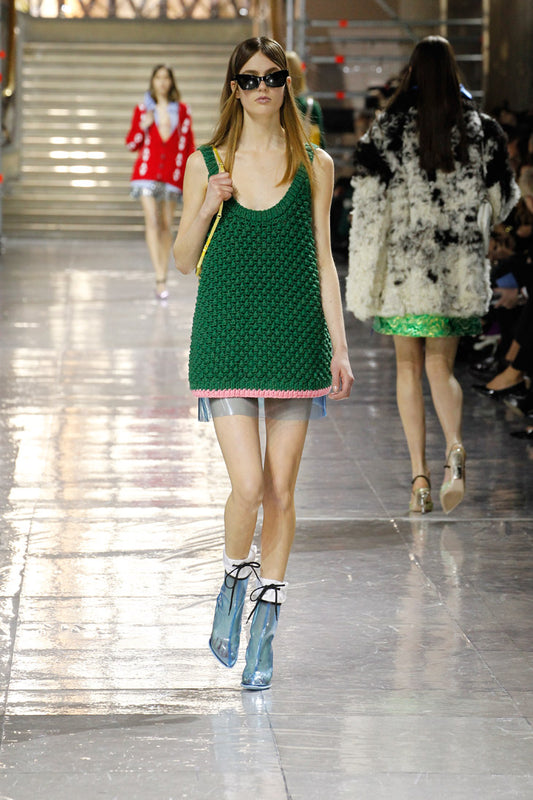 Miu Miu F/W 2014 Runway PVC Mini Skirt
