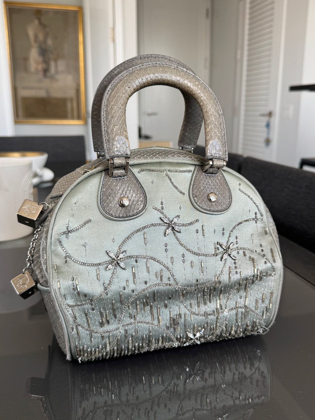 Christian Dior 2004 Gambler Bowler Bag