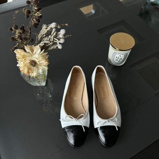 Chanel black/white Ballerinas 35.5