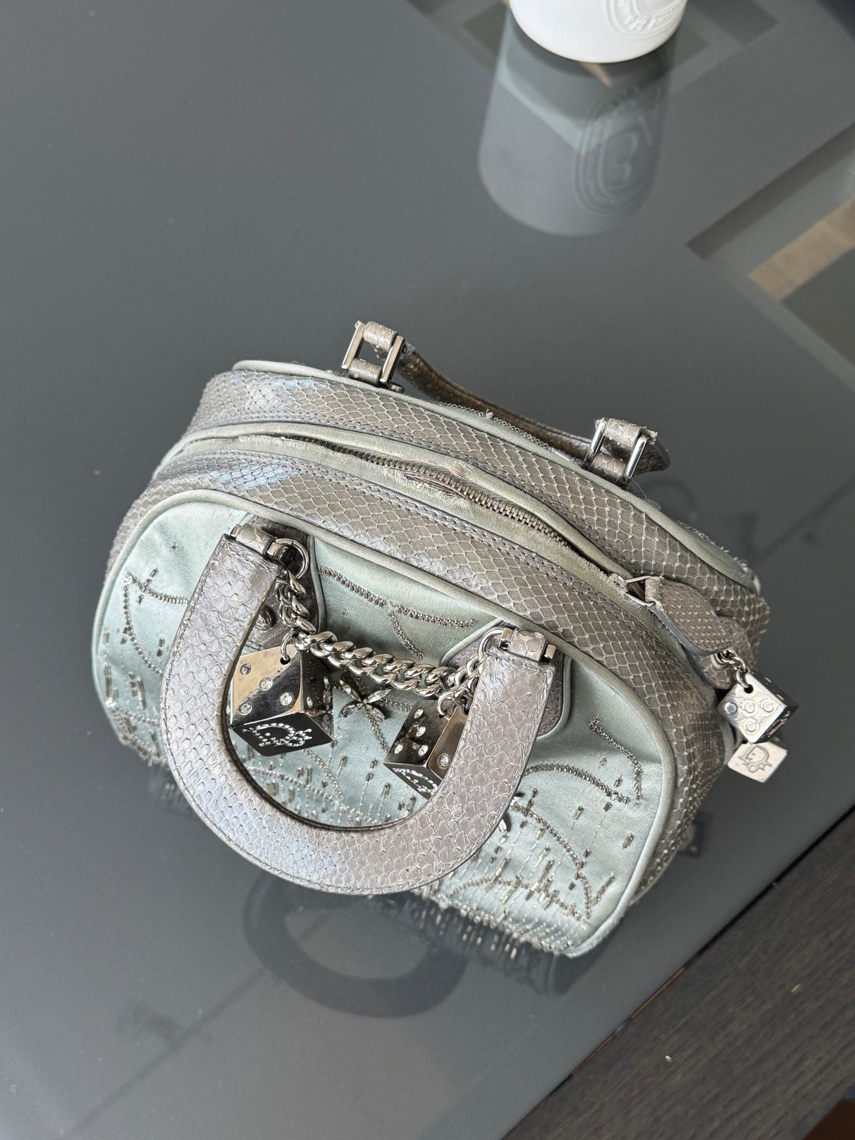 Christian Dior 2004 Gambler Bowler Bag